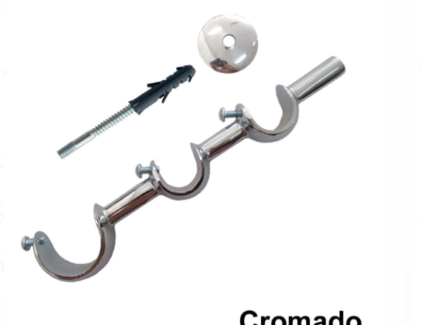 Suporte  de Alumínio Triplo 28/19/19