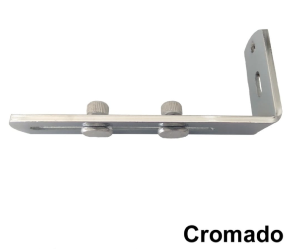 Suporte L Duplo para Tubo Varão Suíço